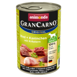 Animonda GranCarno Adult Hovězí + králík a bylinky 400 g